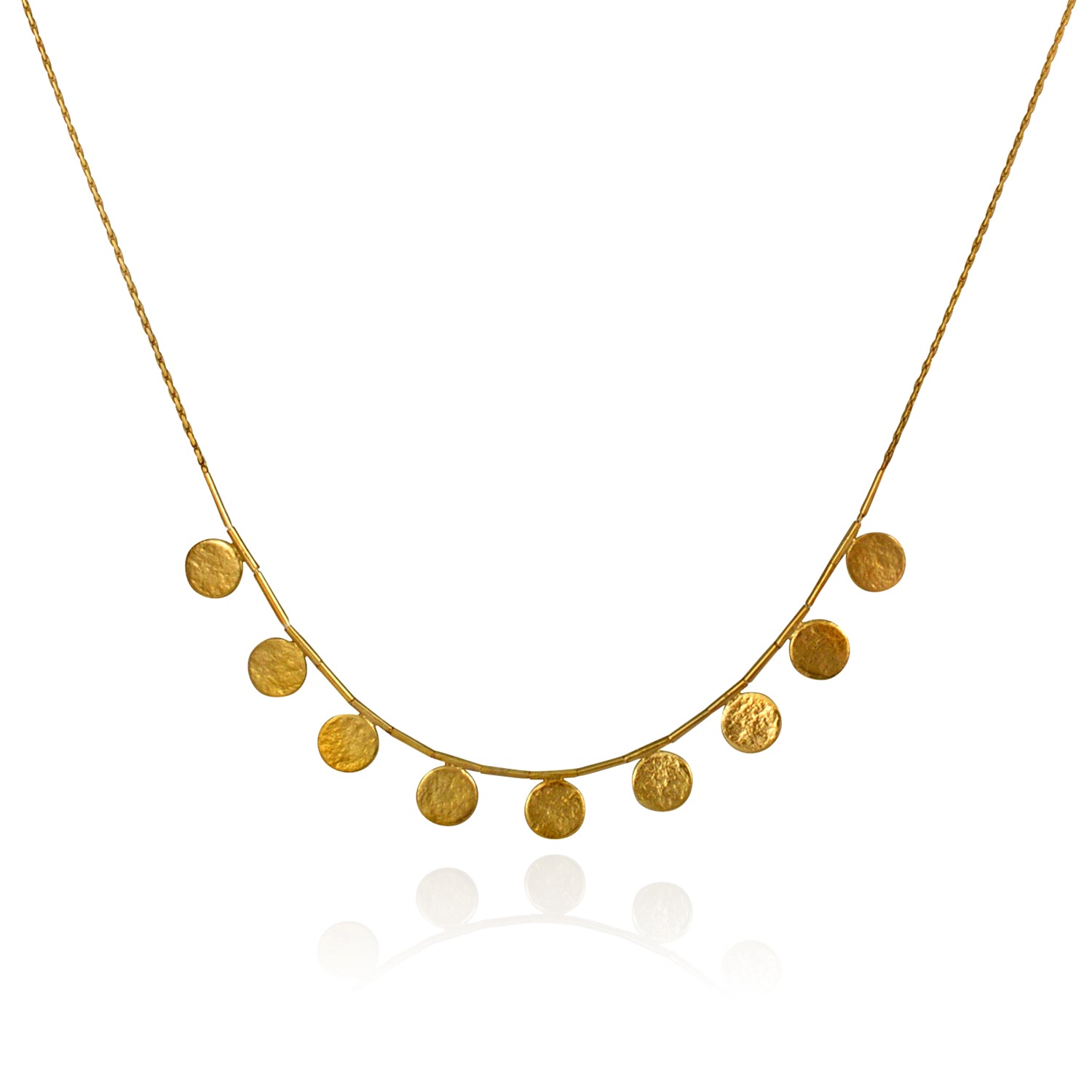 Paillette Necklace Gold