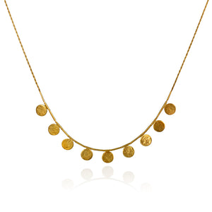 Paillette Necklace Gold