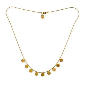 Paillette Necklace Gold