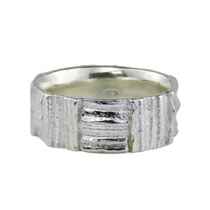 Silver Patchwork Ring