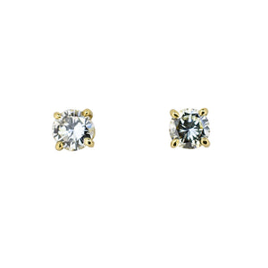18ct Gold and Yellow Diamond Earrings