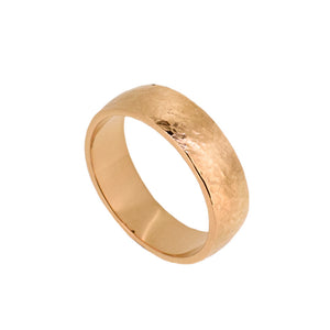Rose Gold Textured Ring