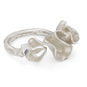 Silver Scribble Ring