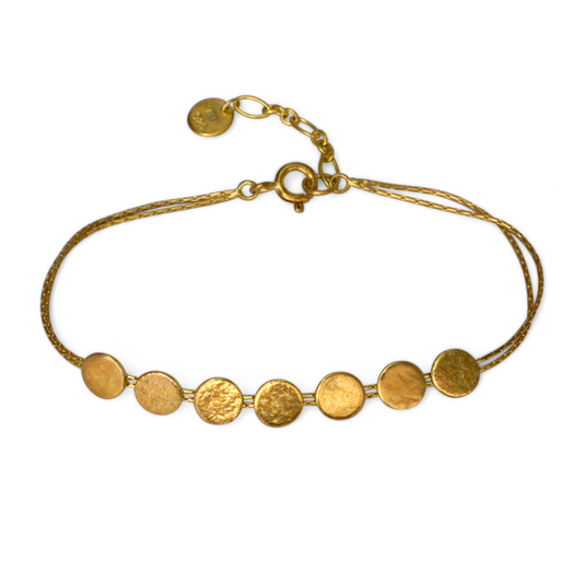 Paillette Skinny Bracelet Gold