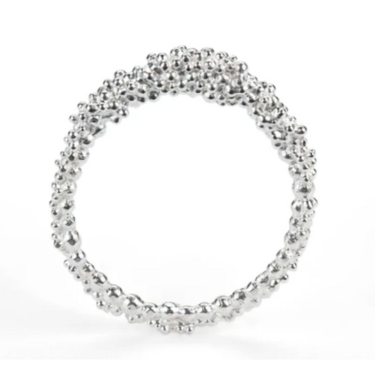 Silver Granule Ring