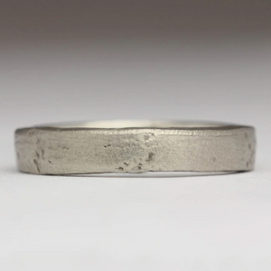 Silver Sand cast Ring