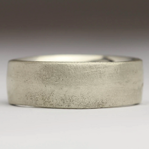 Silver Sand Cast Ring