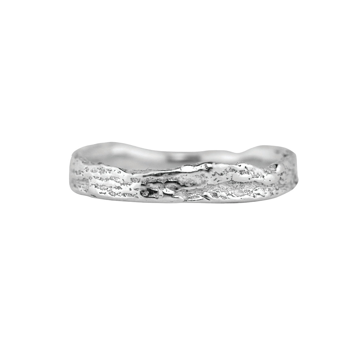 Silver Skinny London Ring
