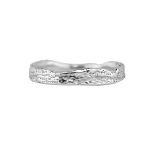 Silver Skinny London Ring