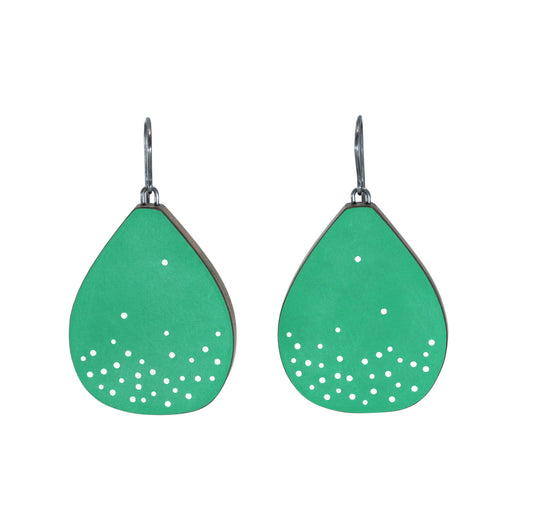 Green Bulb earrings