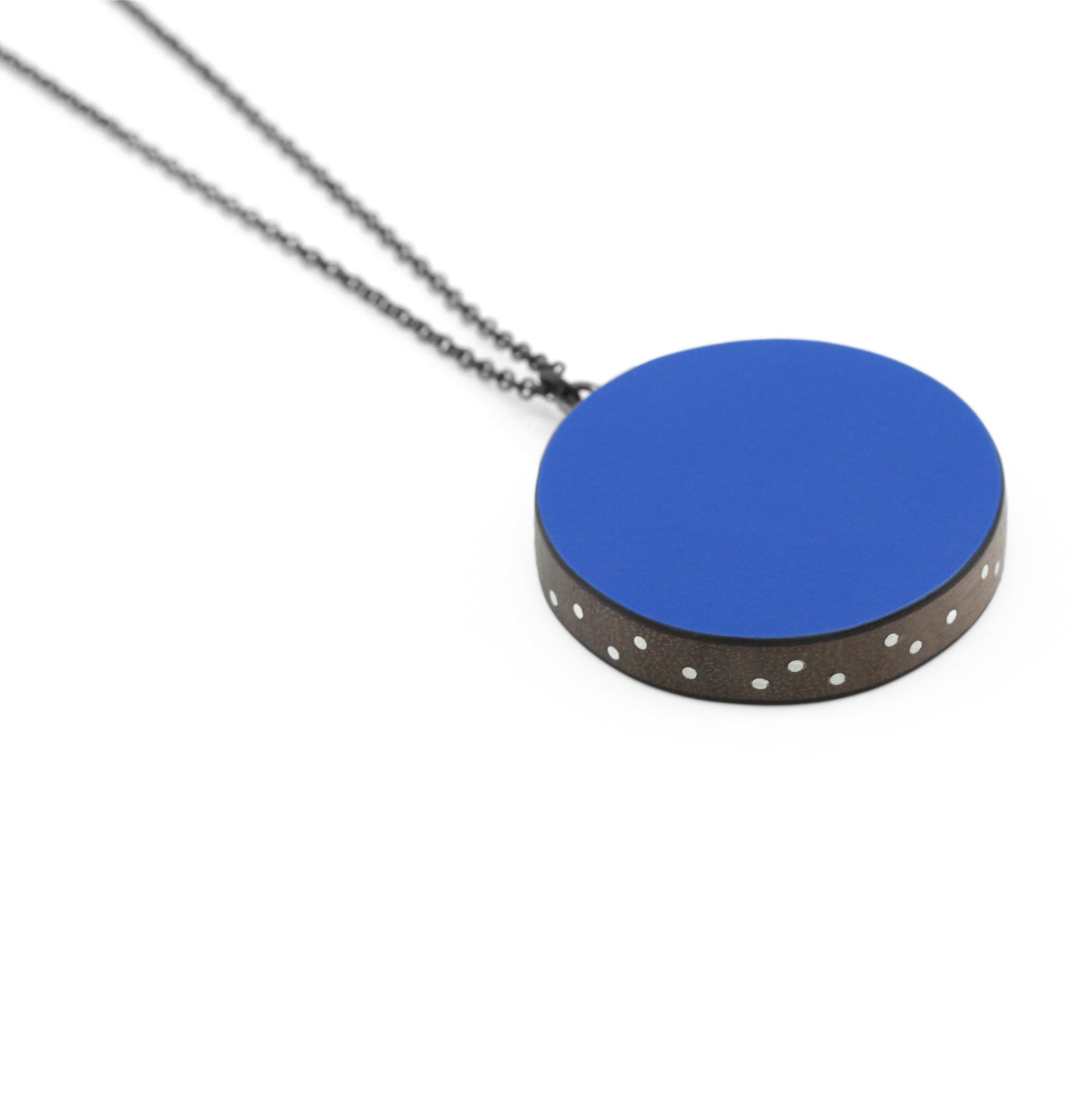 Two Sided Blue Pendant