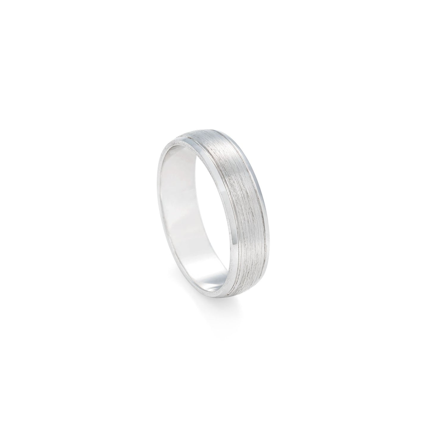 White Gold Wedding Band