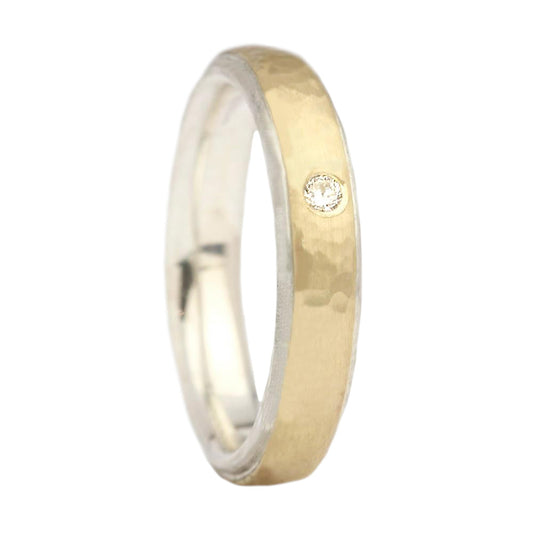 gold and diamond ring