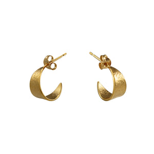 Icarus Small Hoop Earrings Gold