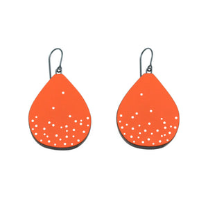 Orange Bulb Earrings