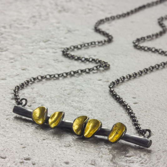 Cluster Bar Necklace