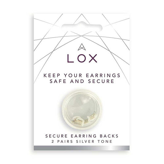 Secure Earring Backs - Silver Tone