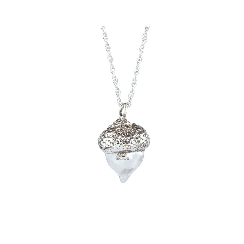 Silver Acorn Pendant