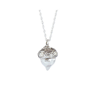 Silver Acorn Pendant