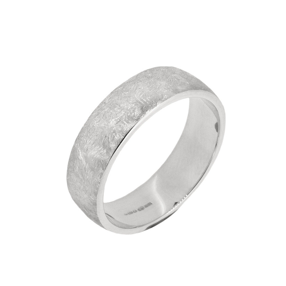 white gold wedding band